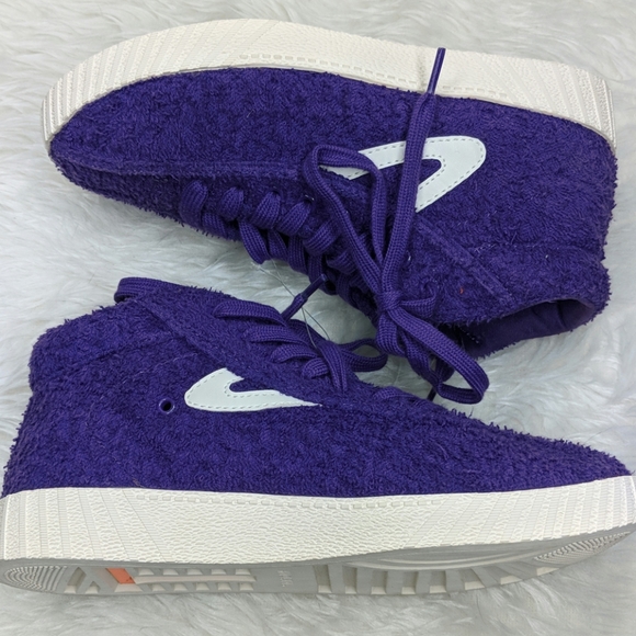 Tretorn Shoes - 🌈 4 for $18 NWT Tretorn Purple Fuzzy High Tops